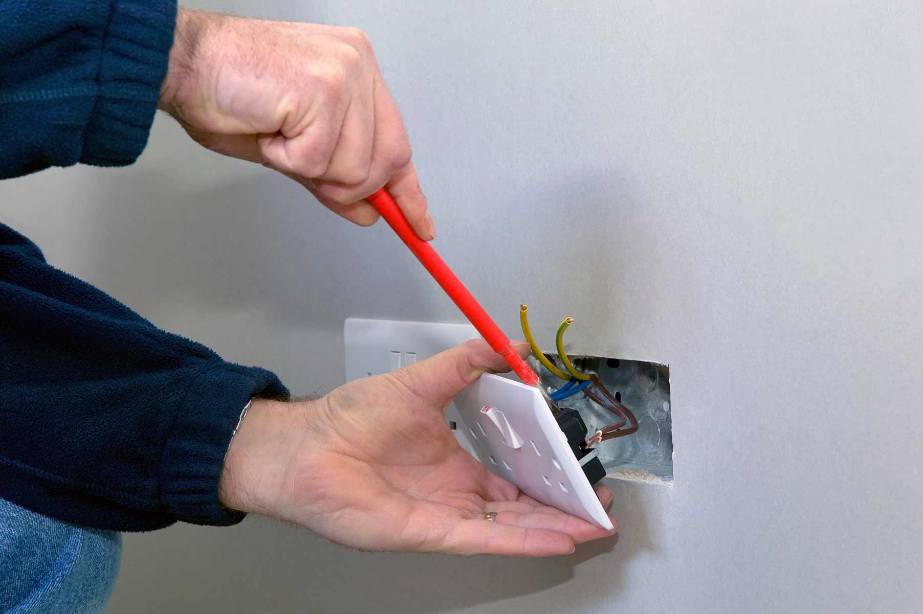Our electricians can install plug sockets for domestic and commercial proeprties in Shepshed and the local area. 